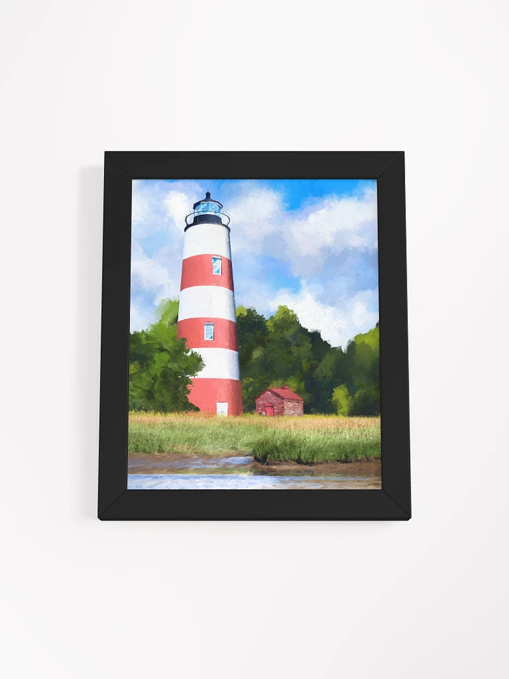 Sapelo Island Lighthouse – Georgia Coast Framed Poster product image (4)