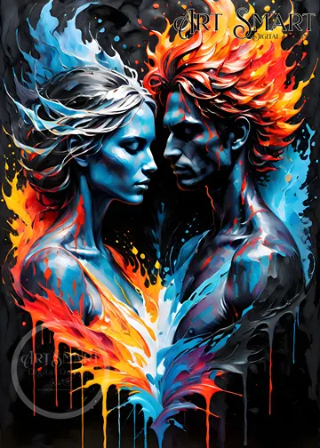 Poster - Fire and Ice 2 product image (1)