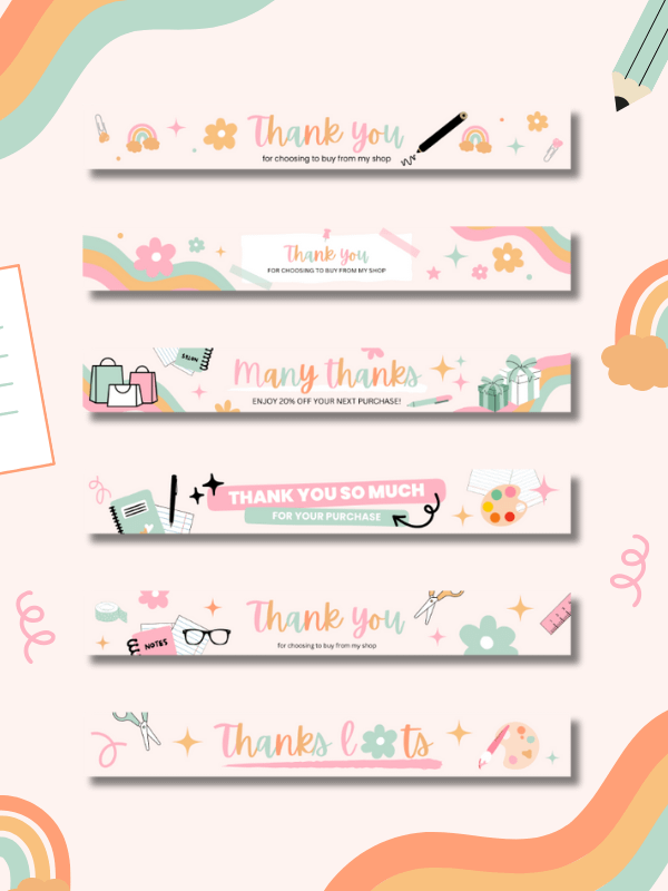 MRR & PLR Whimsical Logo Branding Bundle product image (9)