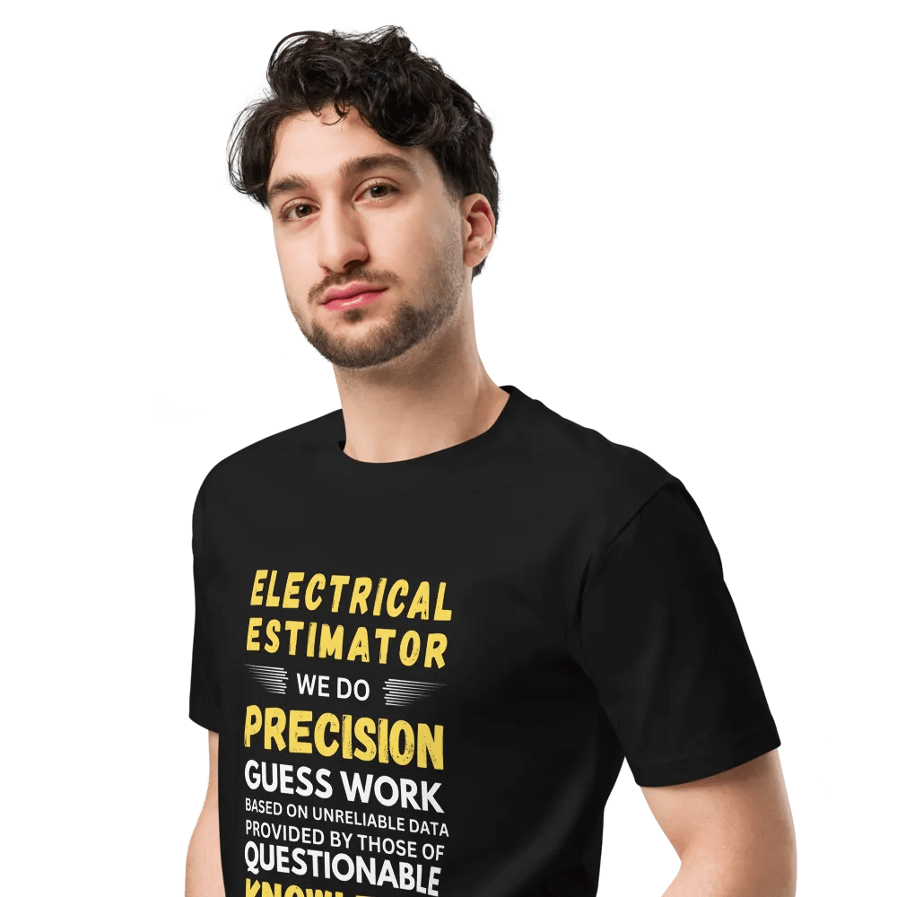 Electrical Estimator We Do Unisex Premium T-Shirt product image (4)
