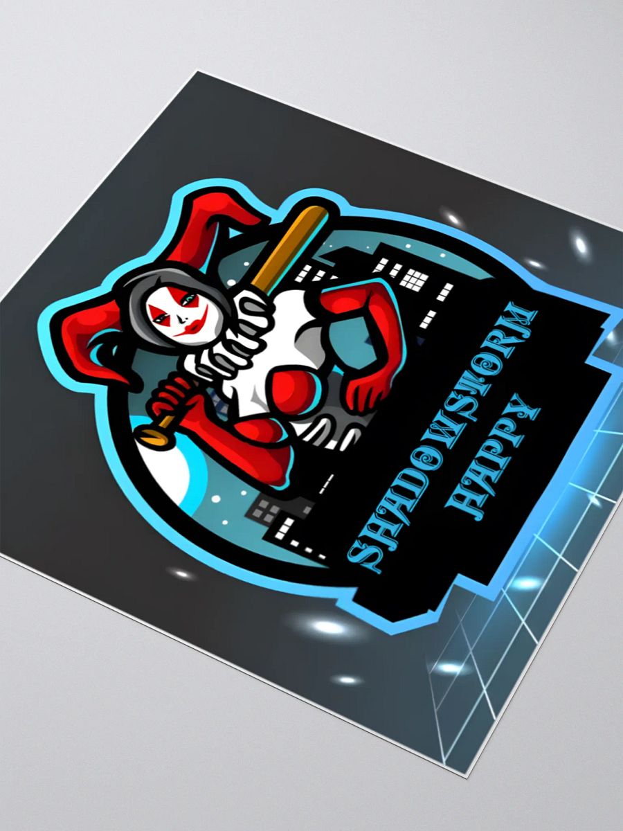 Jester Bat Cityscape Kiss Cut Stickers product image (7)