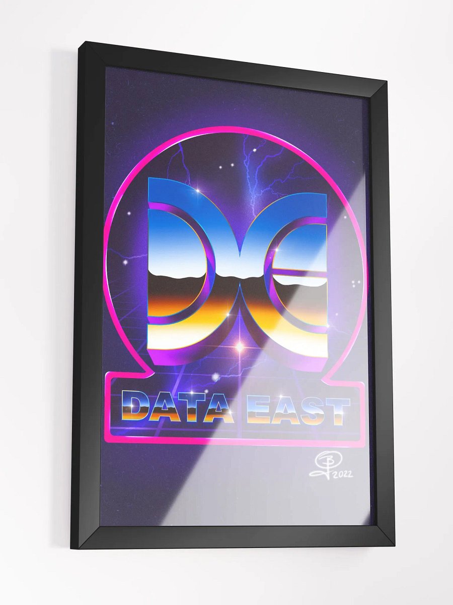 Data East Chrome Synthwave Framed Art product image (3)