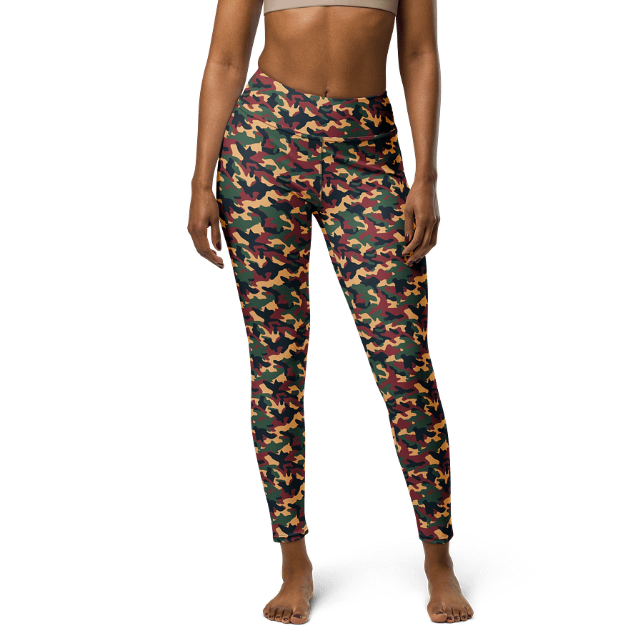 Autumn Blaze Camo Women’s Leggings product image (2)