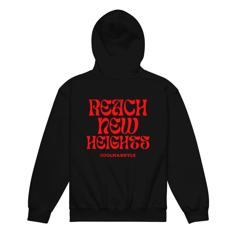 Reach New Heights Youth Hoodie (Coolmankyle) product image (2)