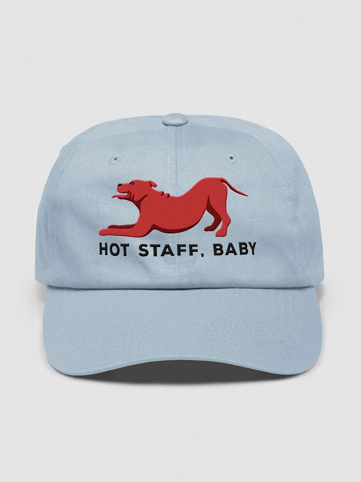 Hot Staff, Baby Classic Dad Hat(Embroidered) of a Staffordshire Terrier(Red) product image (9)