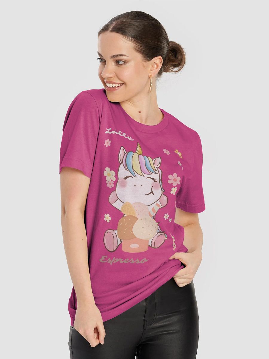 Rainbow Unicorn Coffee Ice Cream T-Shirt product image (4)