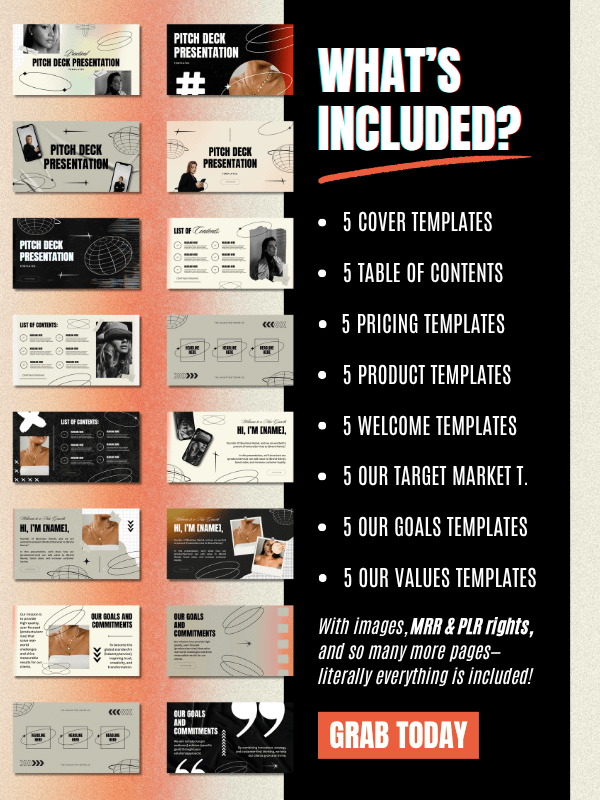 MRR/PLR Slide Deck Templates product image (5)