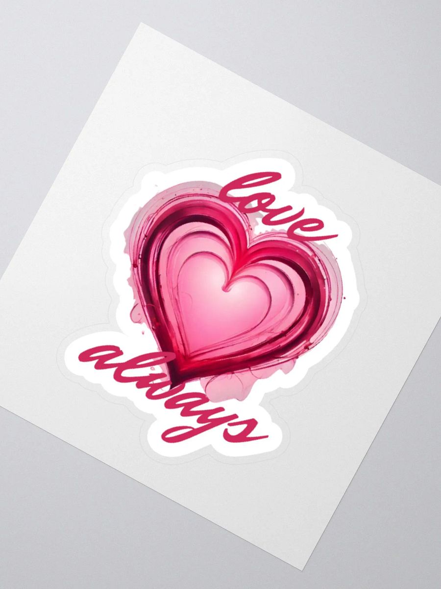 Love Always Valentine Sticker product image (3)