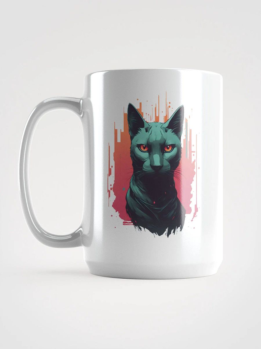 Confident Cat Neon Sunglasses Mug product image (6)