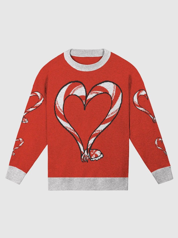 Candycane Tentacle Heart - Ugly Christmas Sweater product image (1)