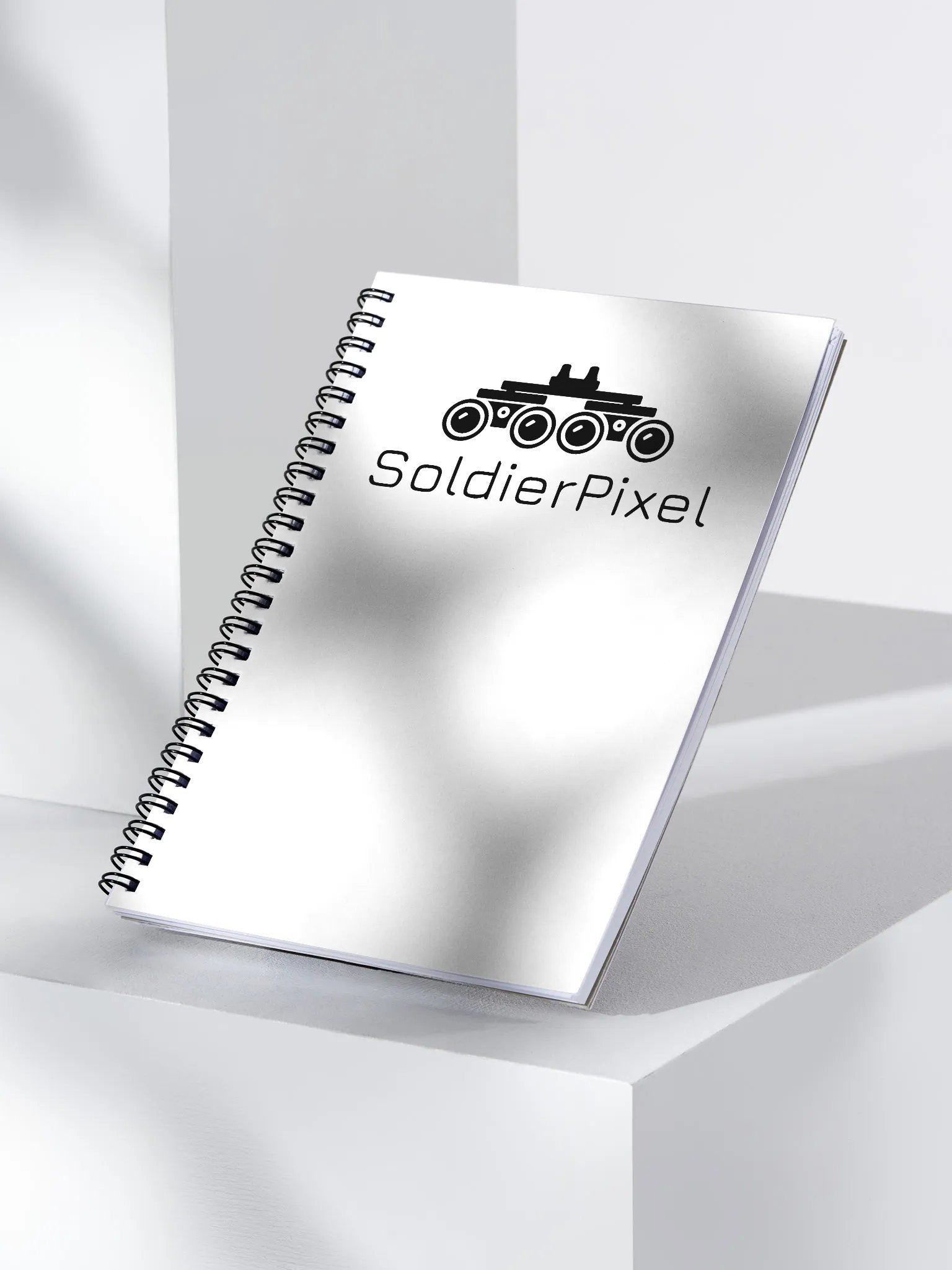 White Tactical Notebook By TikTok Creator SpSoldierPixel product image (3)