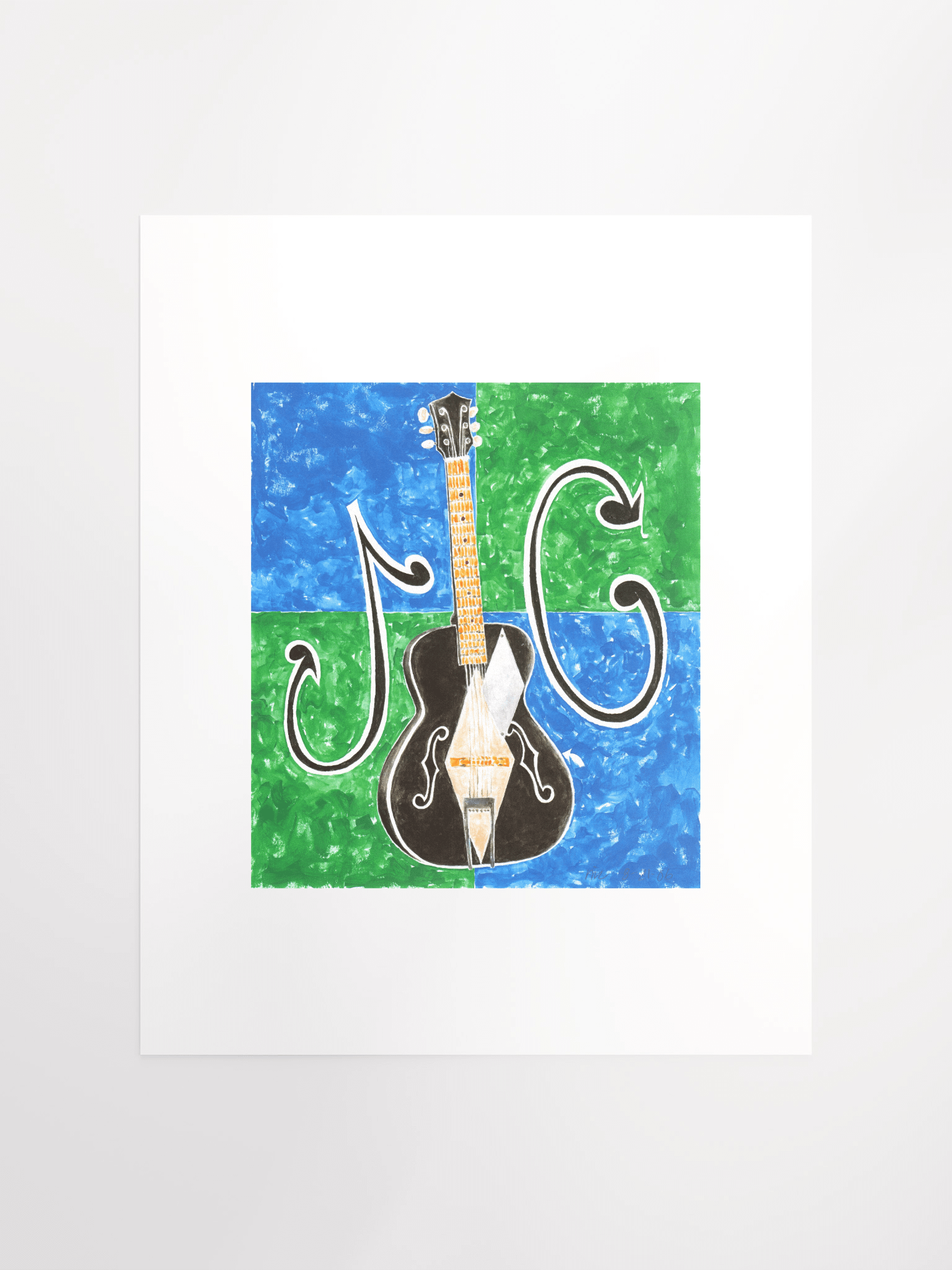 Guitar for Jonny & Cassie print product image (2)