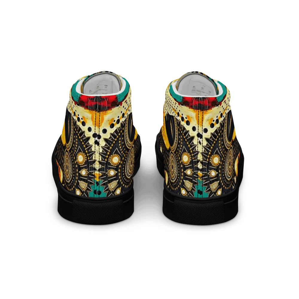 Women's Yogi Muse Abstract Art Painted High Tops product image (3)