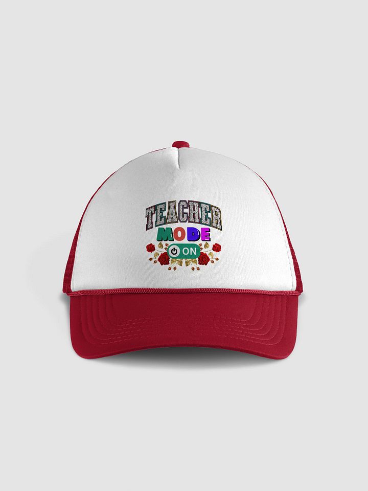 Teacher Mode On, Floral Teachers Form Trucker Hat product image (2)