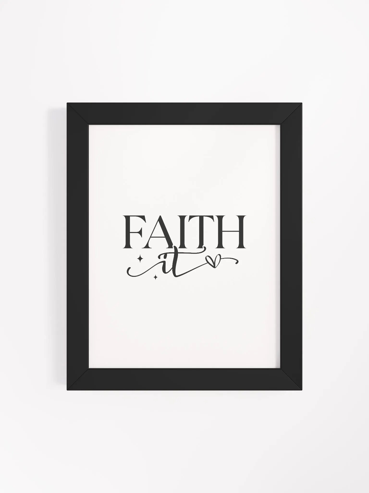 Faith It Custom Artwork Eco-Friendly Framed Print product image (117)