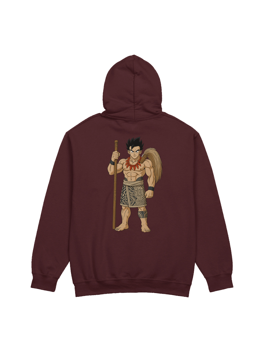 Back Print Anime-Inspired Samoan Matai Warrior Hoodie – Polynesian Pe‘a Tattoo & Fue Cultural Art product image (17)
