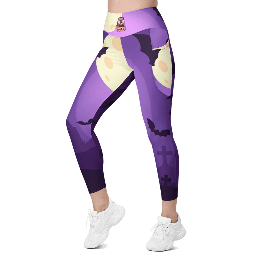 All-Over Print Leggings with Pockets product image (4)