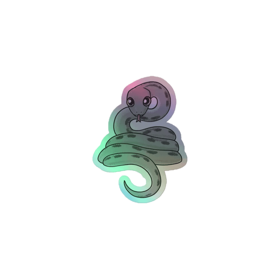 Baby Snake Holographic Sticker product image (5)