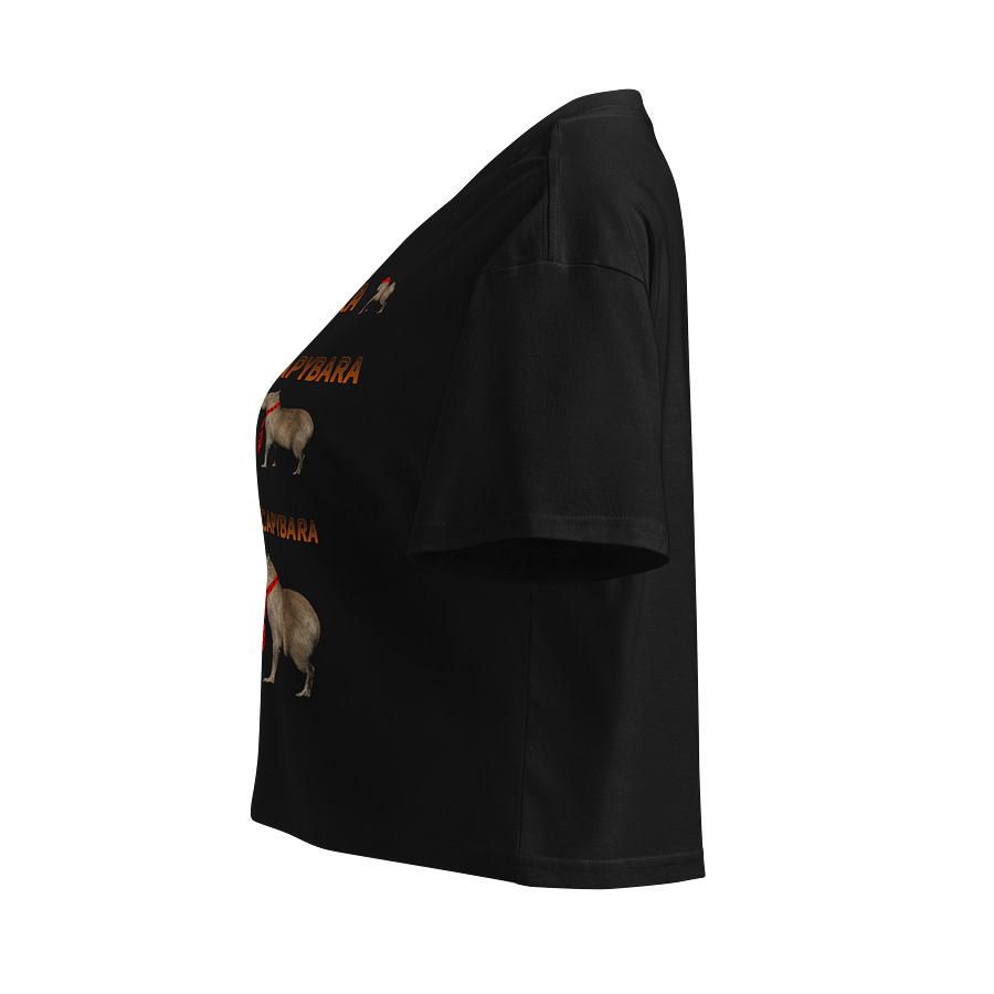 Capybara Chic Crop Top product image (7)
