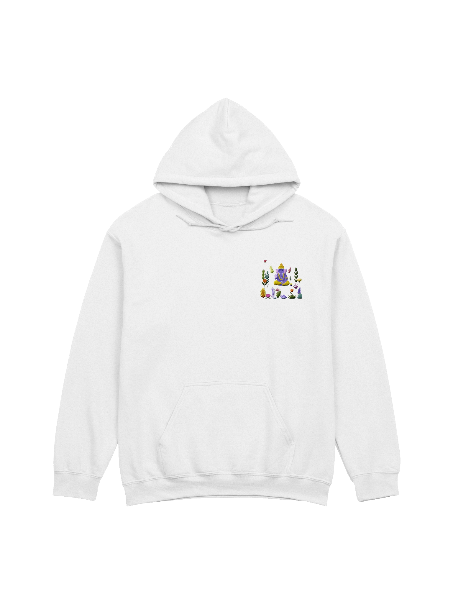 Om Gam Ganapataye Namaha - Hoodie (WHITE) product image (2)