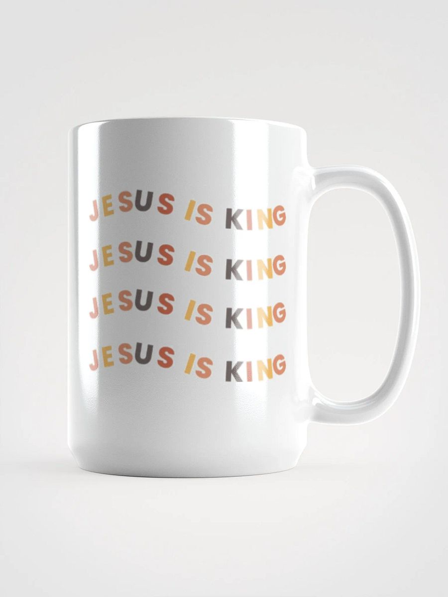 Jesus is king mug product image (1)