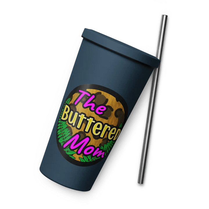 Buttered Mom Tumbler W/Straw product image (2)