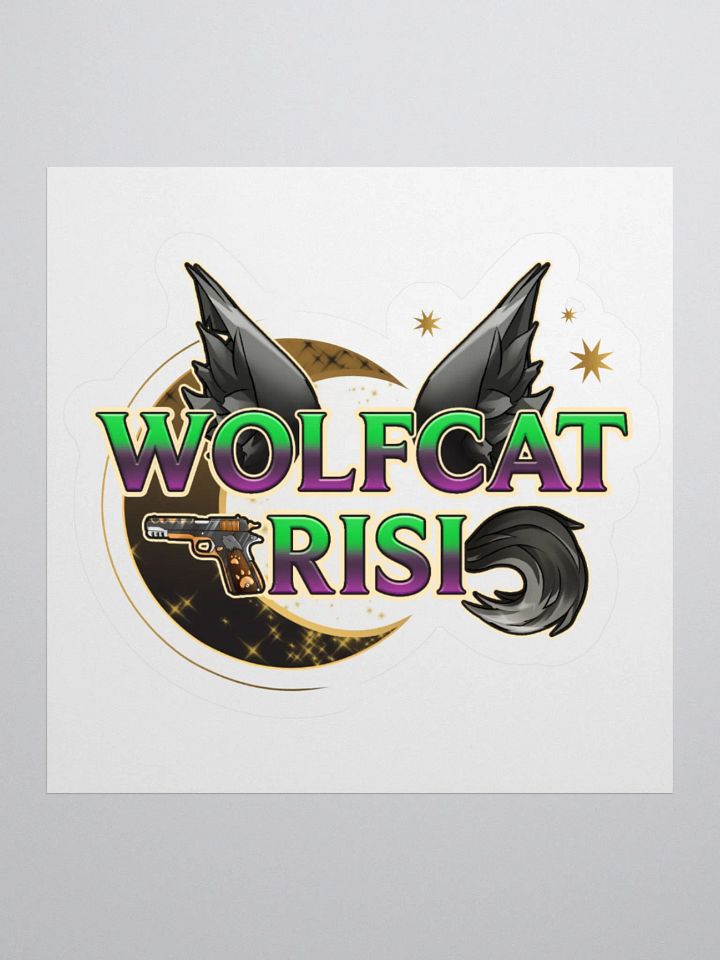 WolfcatRisi Logo Sticker (variant 2) product image (5)