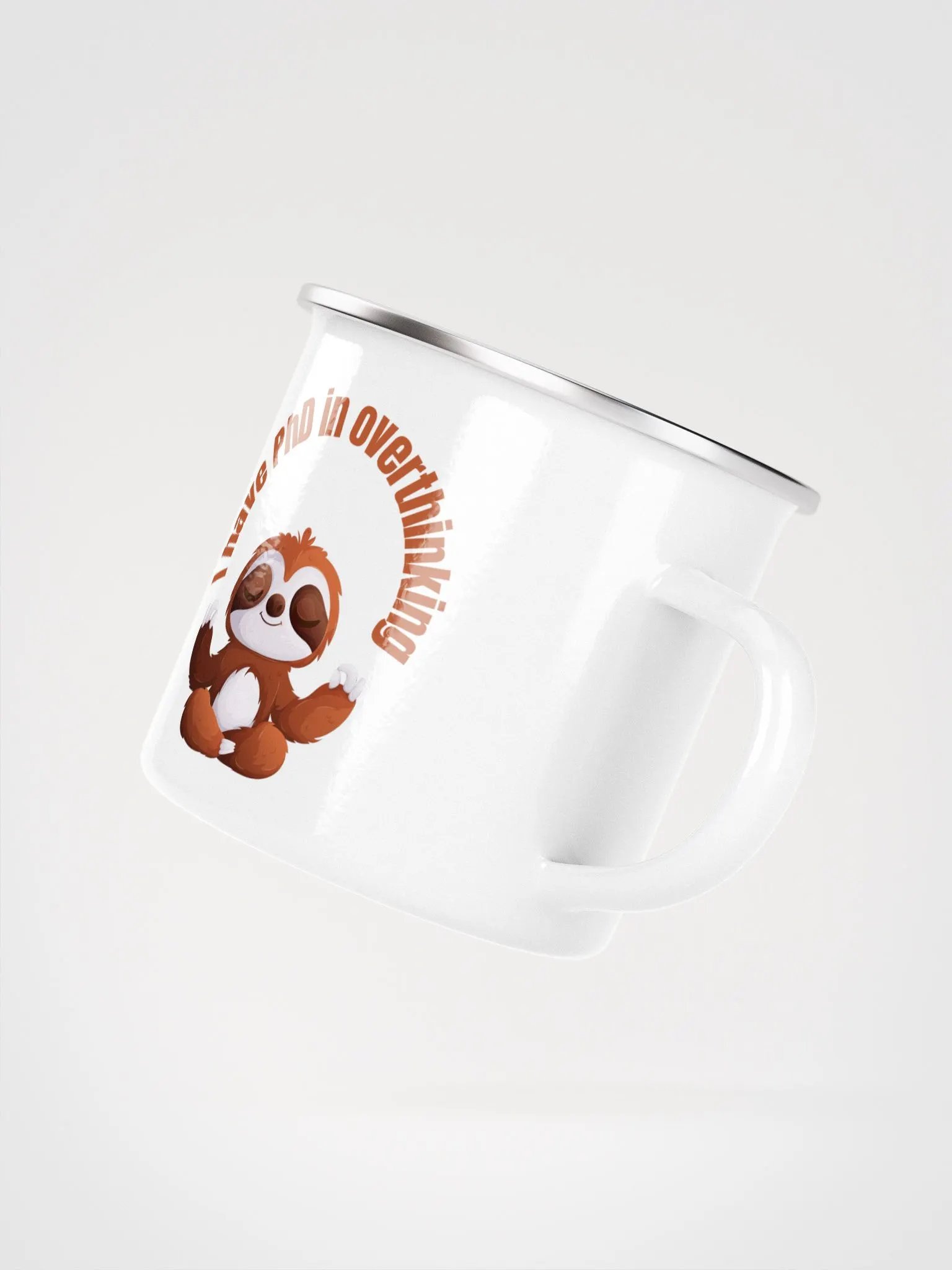 Sloth Serenity Enamel Mug product image (3)