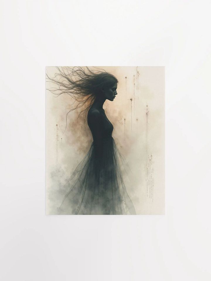 Watercolor Silhouette Matte Poster product image (5)