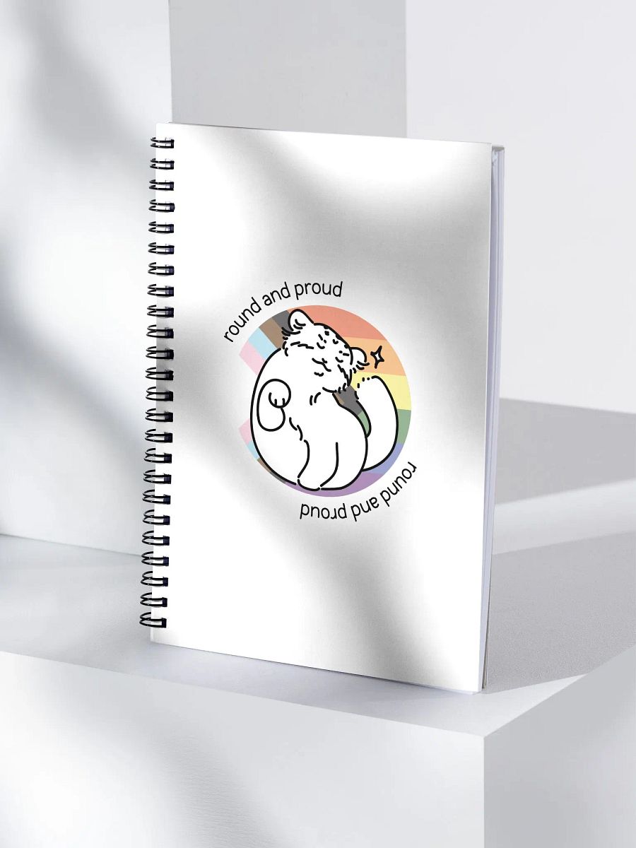 Round and Proud Manul Pride Pastels Version - Spiral Notebook product image (4)