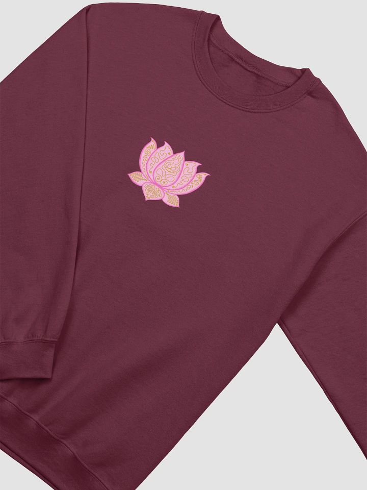 Lotus Bloom Gold Swirl Crewneck Sweatshirt product image (2)
