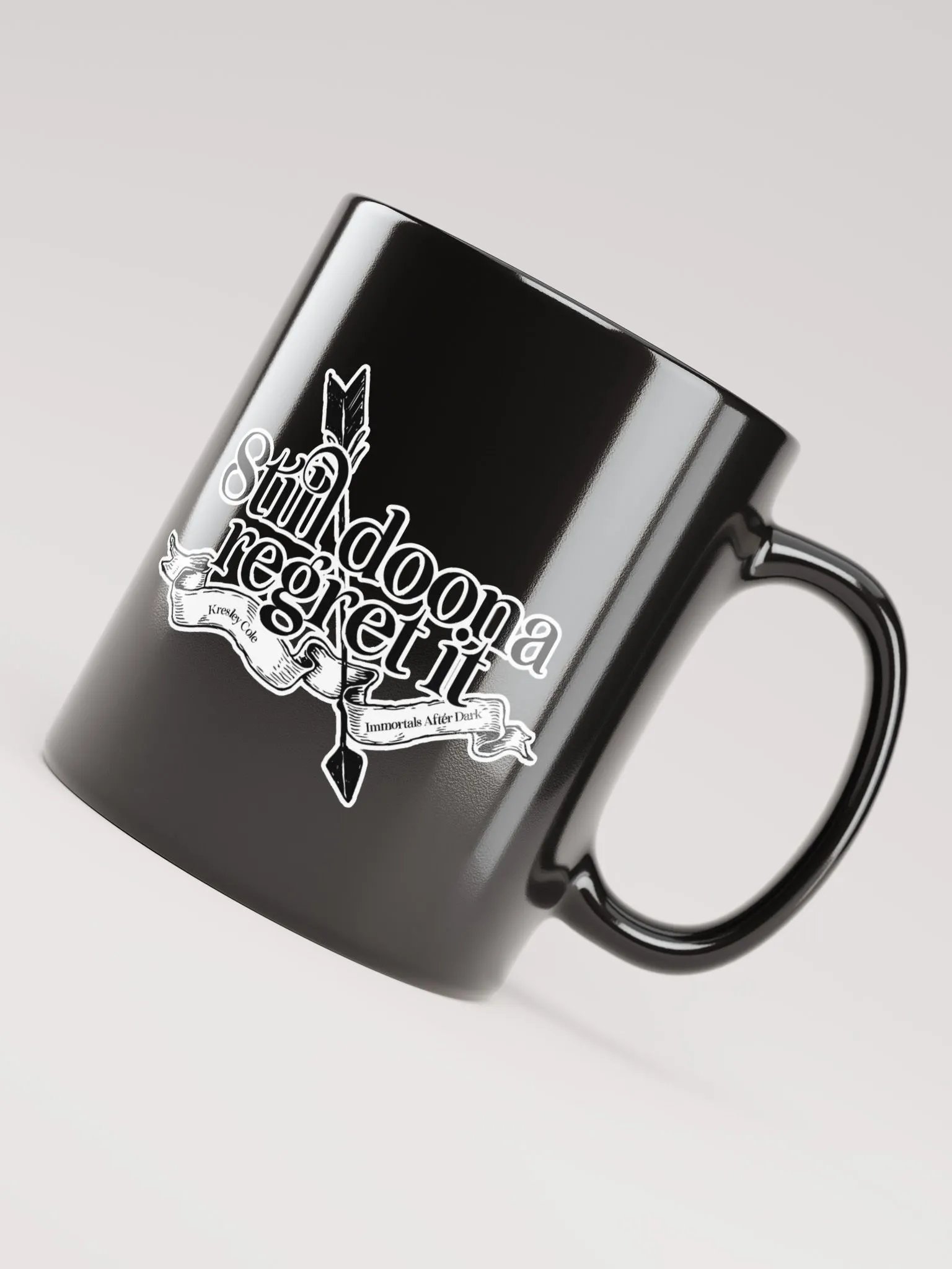 Still Doona Regret It Black Mug product image (7)