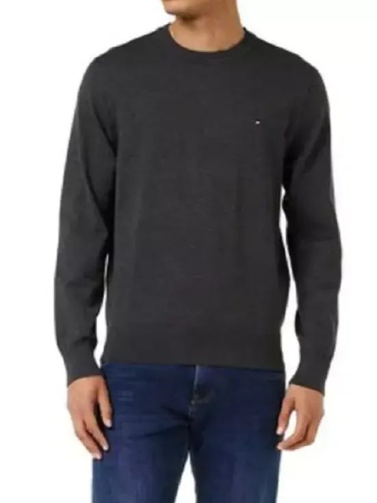 Round Neck Tommy Hilfiger Mens Cotton Sweater Jumper product image (3)