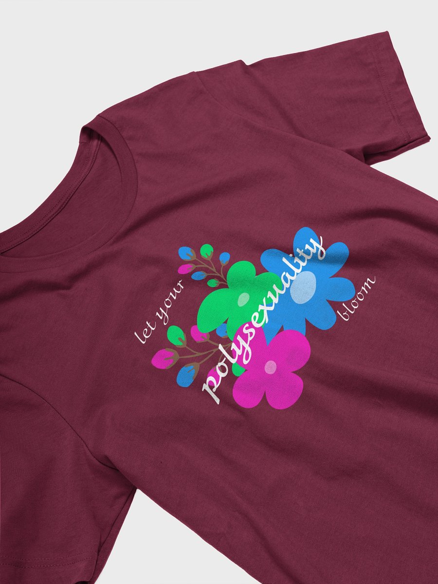let your polysexuality bloom t-shirt product image (3)
