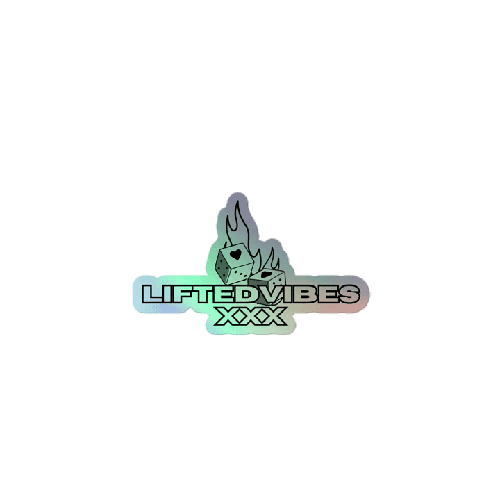 XXX Holographic sticker product image (1)