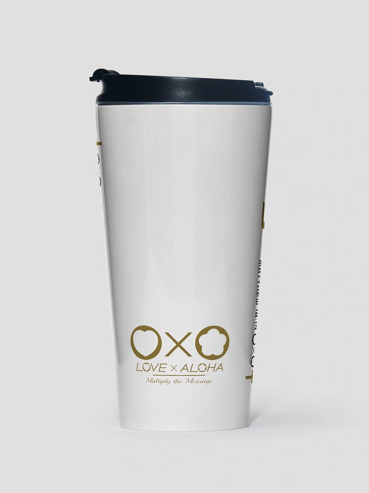 LXA PrayStation Travel Mug - White | Love X Aloha - Faith Collection | Premium Christian Merch product image (1)