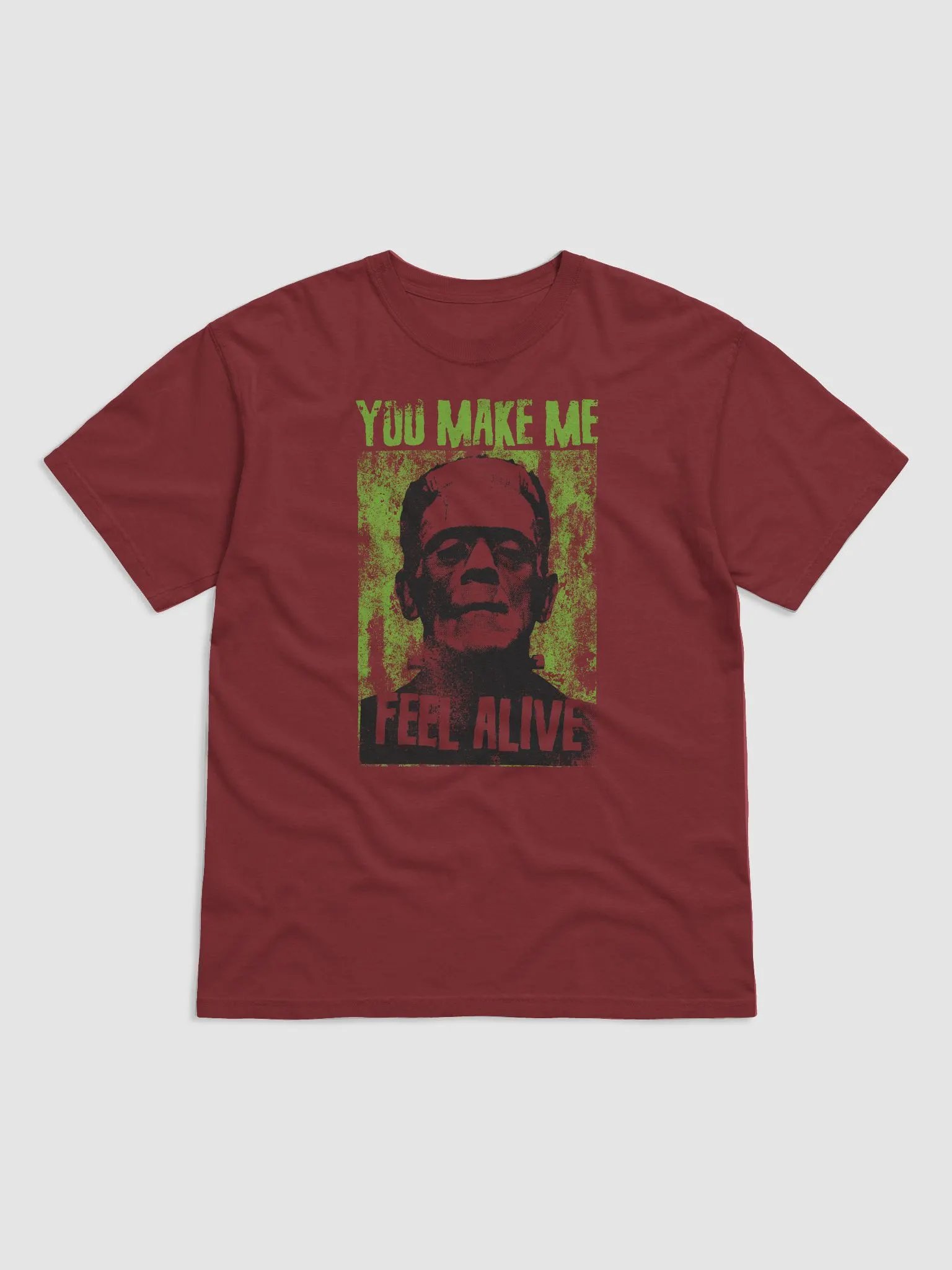 You Make Me Feel Alive Frankenstein T-Shirt | Streetwear Style Fall and Halloween T-Shirt product image (4)
