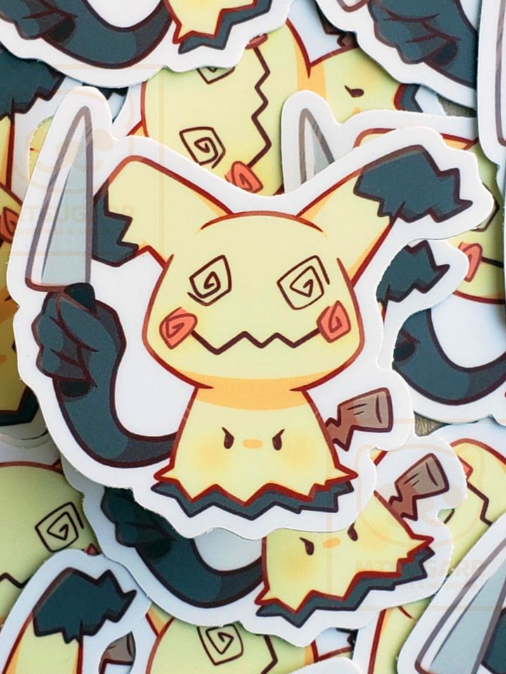 Pokemon | Knife Mimikyu Sticker product image (1)