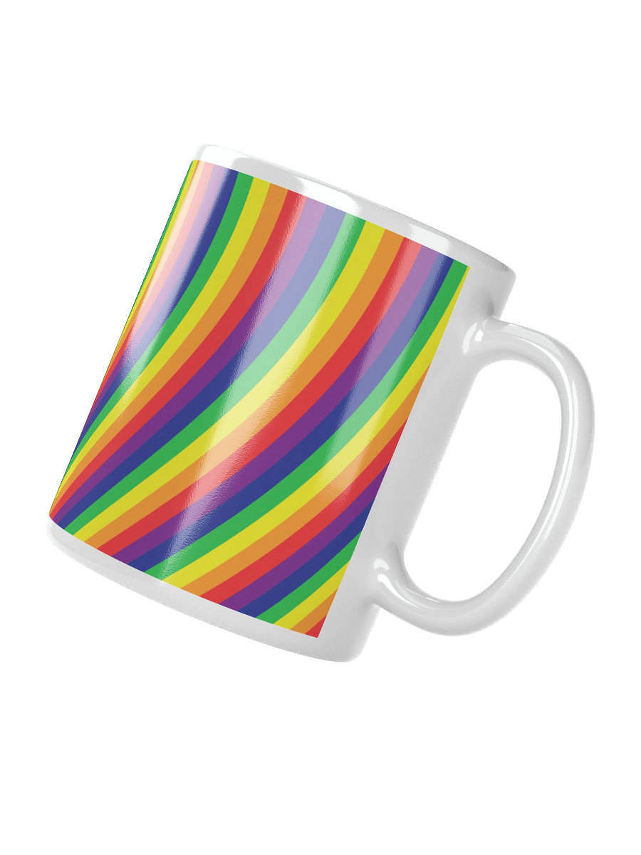 Rainbow Pride Hearts Mug (Right-handed) product image (3)