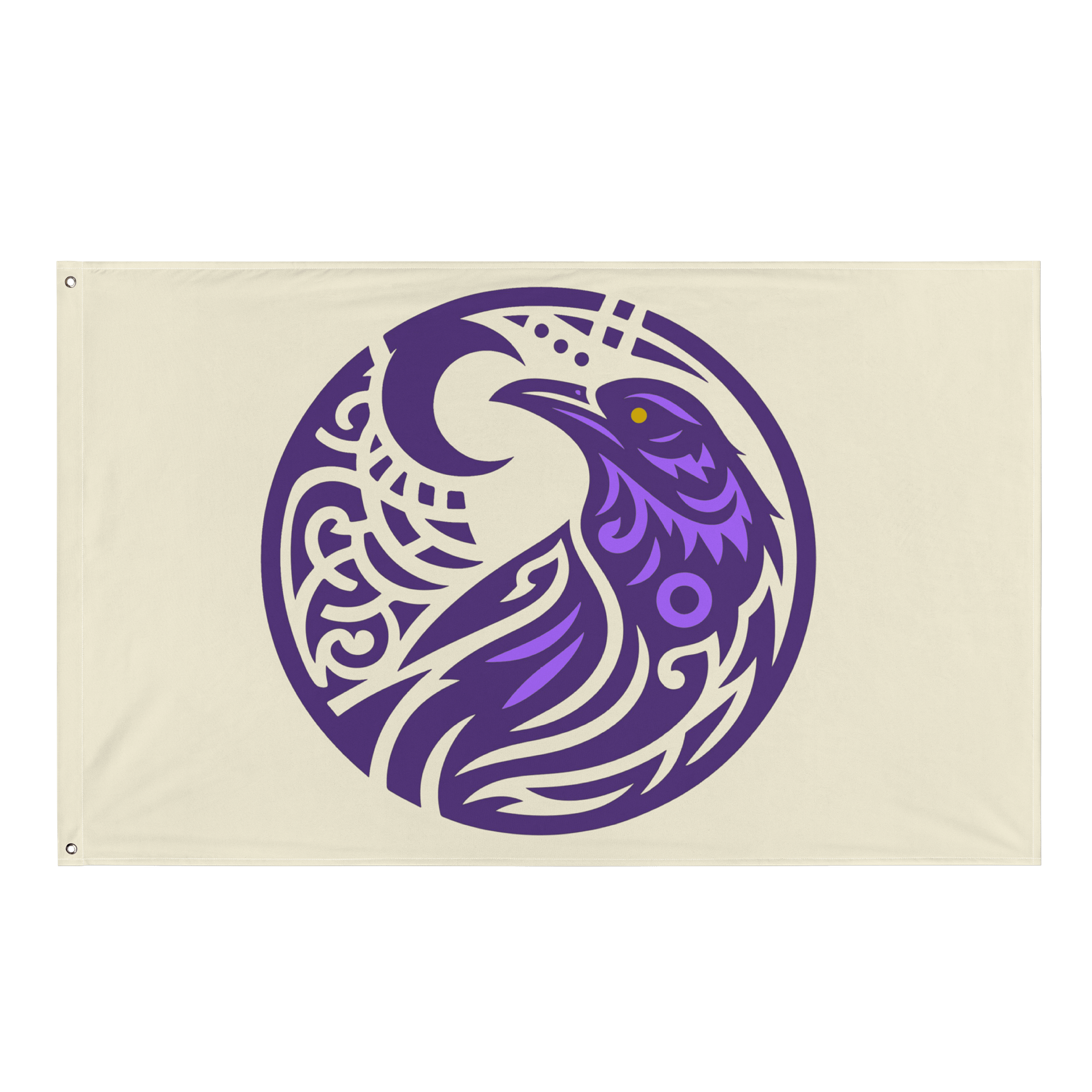 Horizontal Raven Clan Tan Banner product image (1)