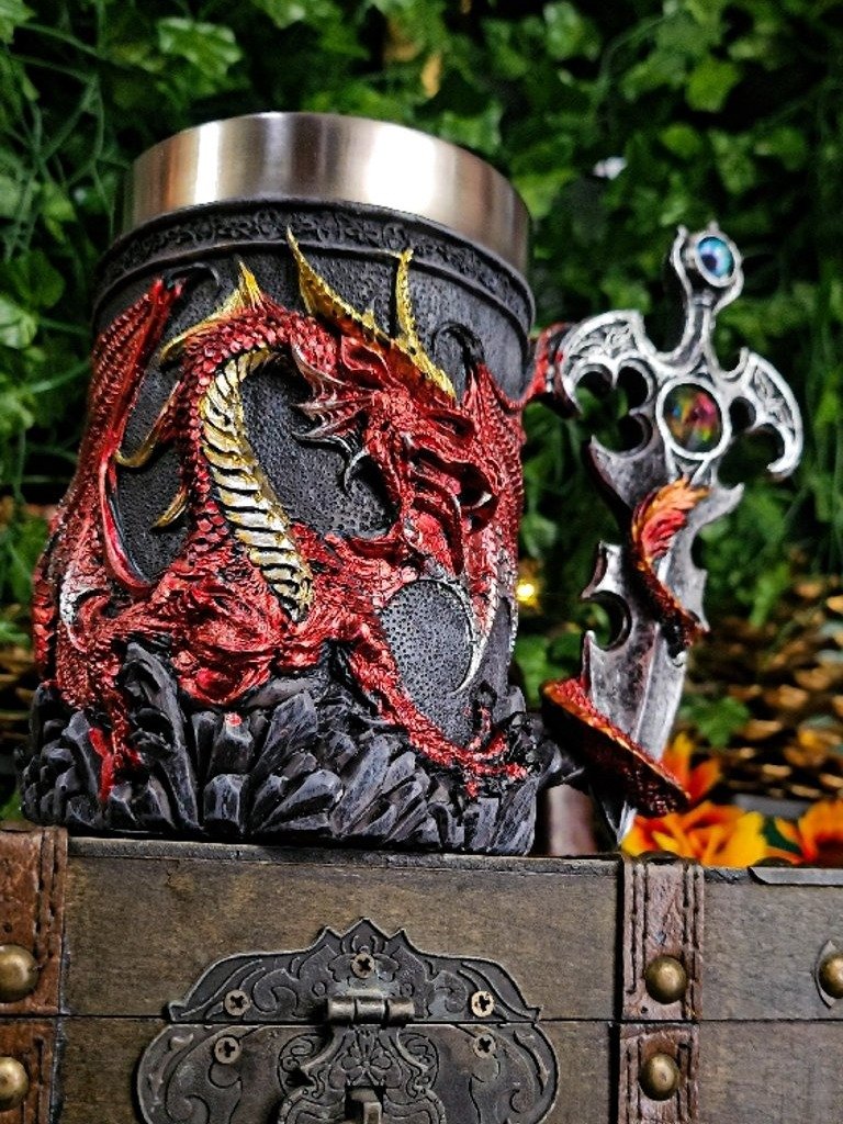 The Armored Kingdom Red Sentinel Dragon Mug product image (3)