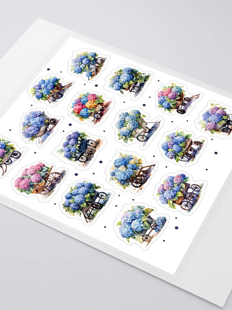 Hydrangeas Sticker Sheet product image (2)