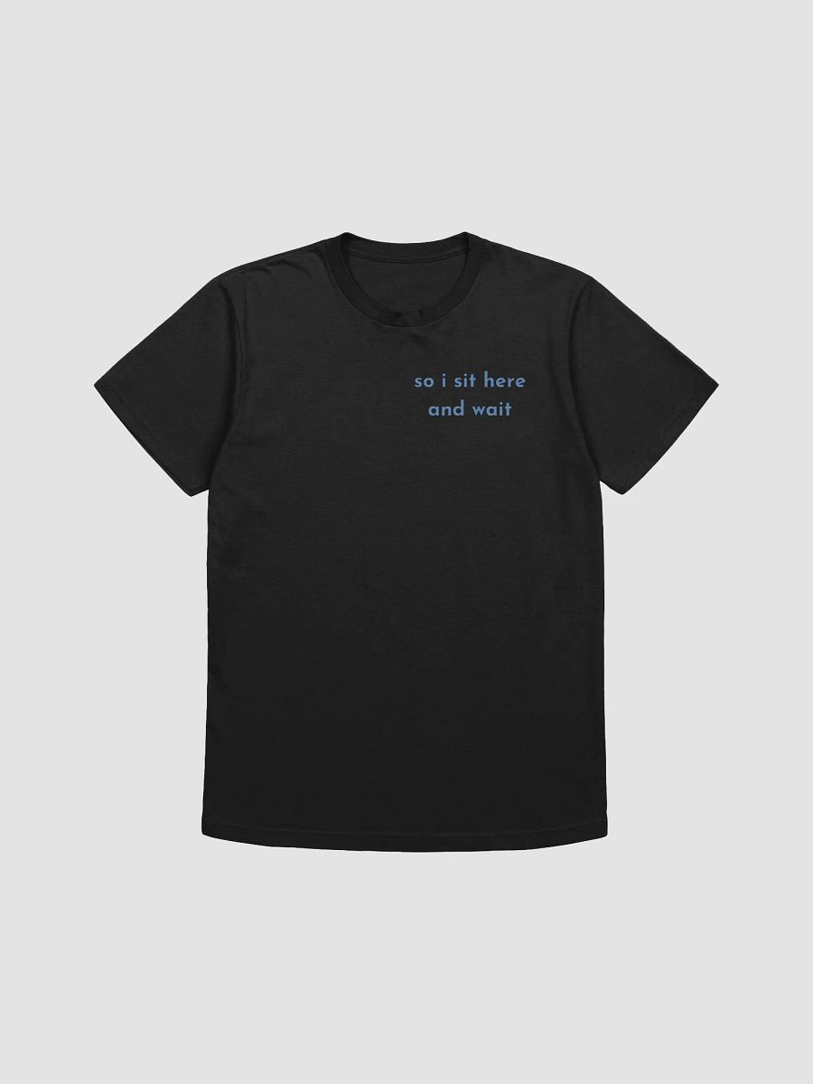 so i sit here and wait Album Cover Tee product image (1)