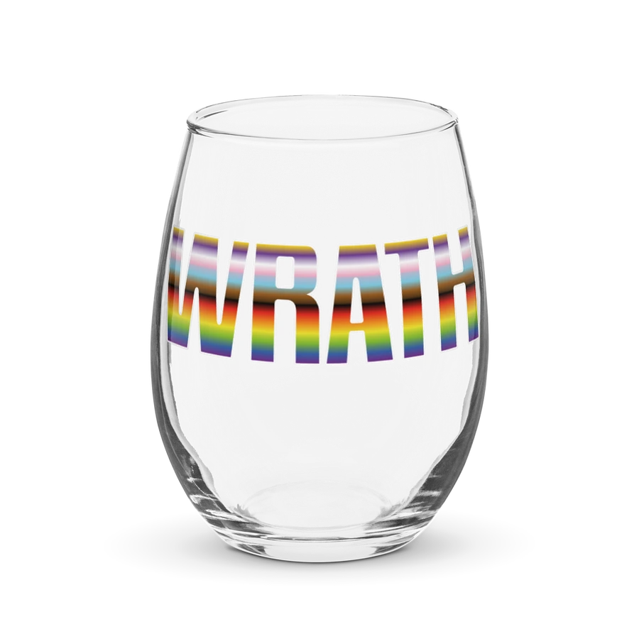 Pride 2023 striped wine glass product image (5)