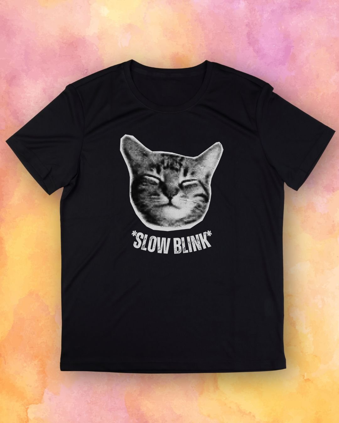Slow Blink Cat T-Shirt product image (1)
