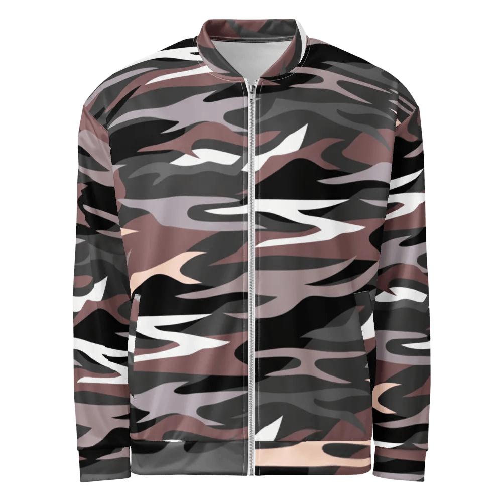 Customizable Camo Waves Bomber Jacket product image (2)