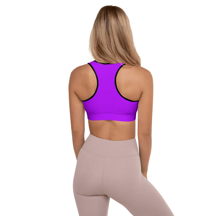 SPOOKY JOOCE Padded Sports Bra - Purple product image (3)
