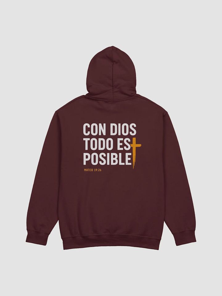 Sudadera Unisex Con Capucha | Con Dios todo es posible product image (37)