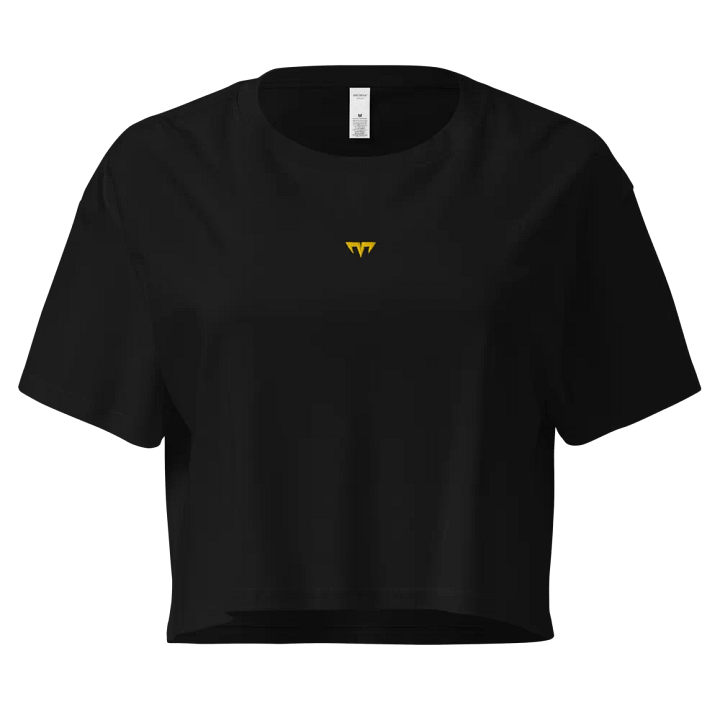 Women's Casualwear - Crop Top - Embroidered Gold Logo product image (1)