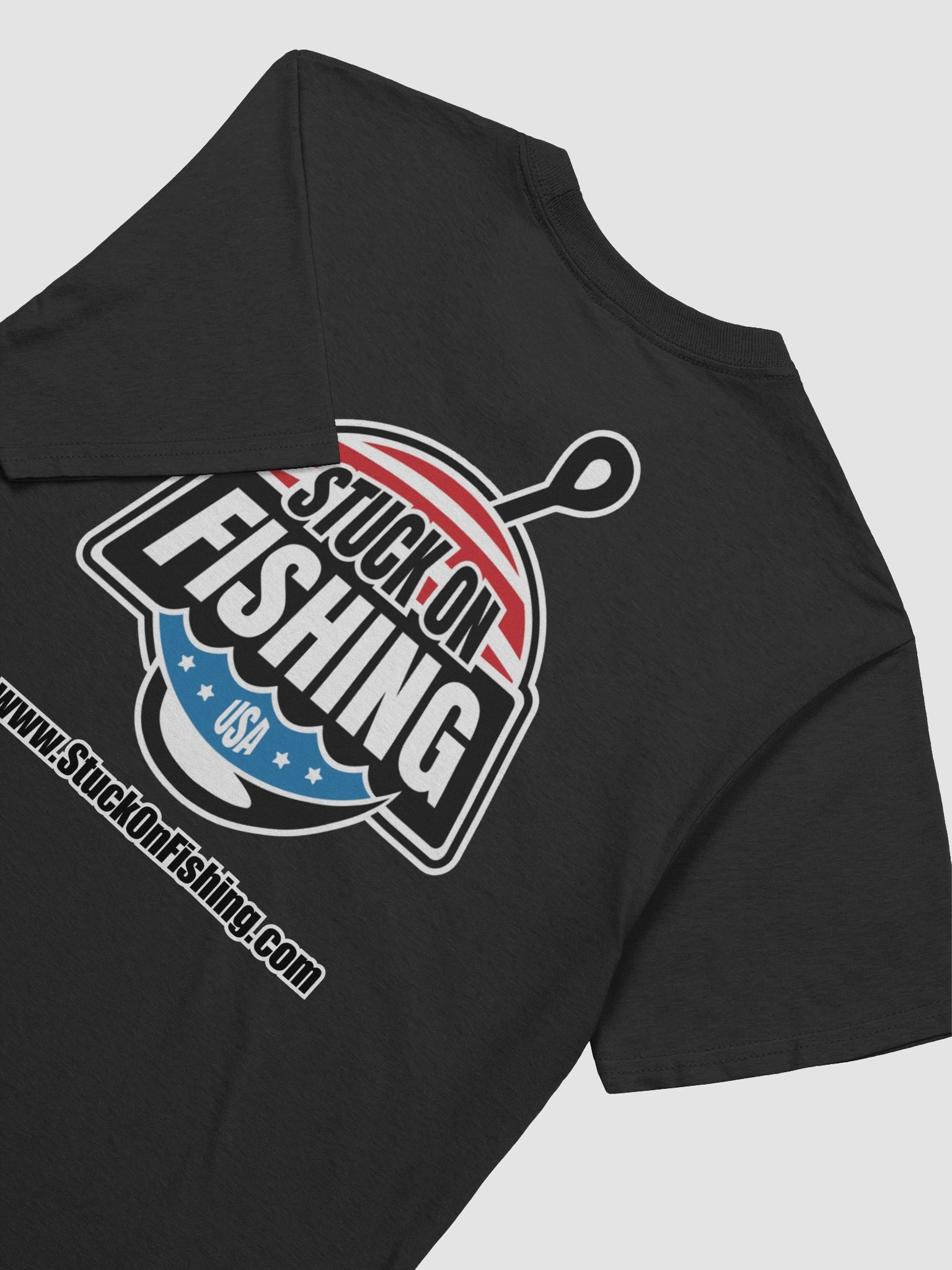 Stuck On Fishing Mens T-Shirt product image (2)